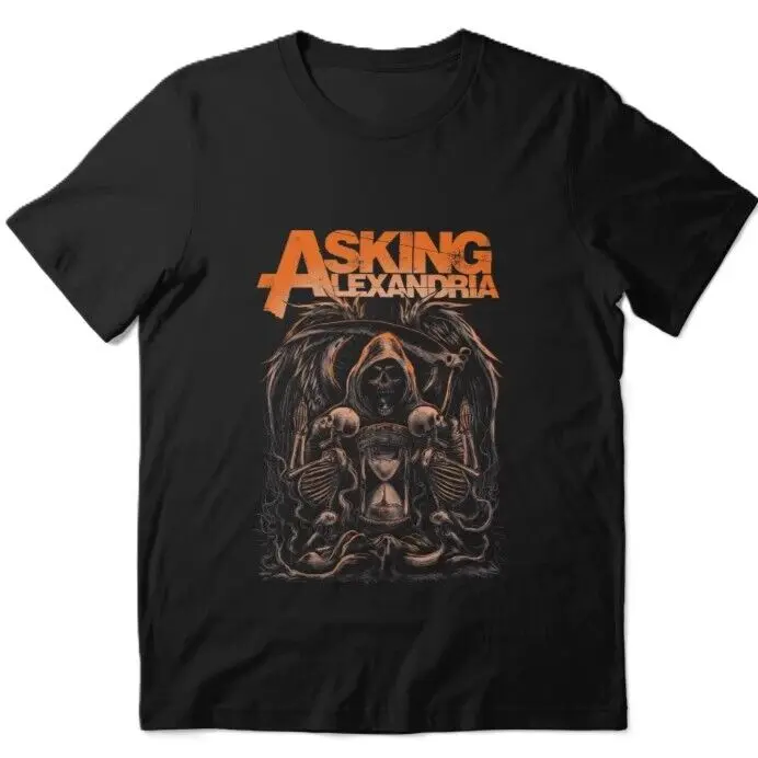 Asking Alexandria Unisex T-shirt - Unisex Heavy Metal Band Tee Shirt