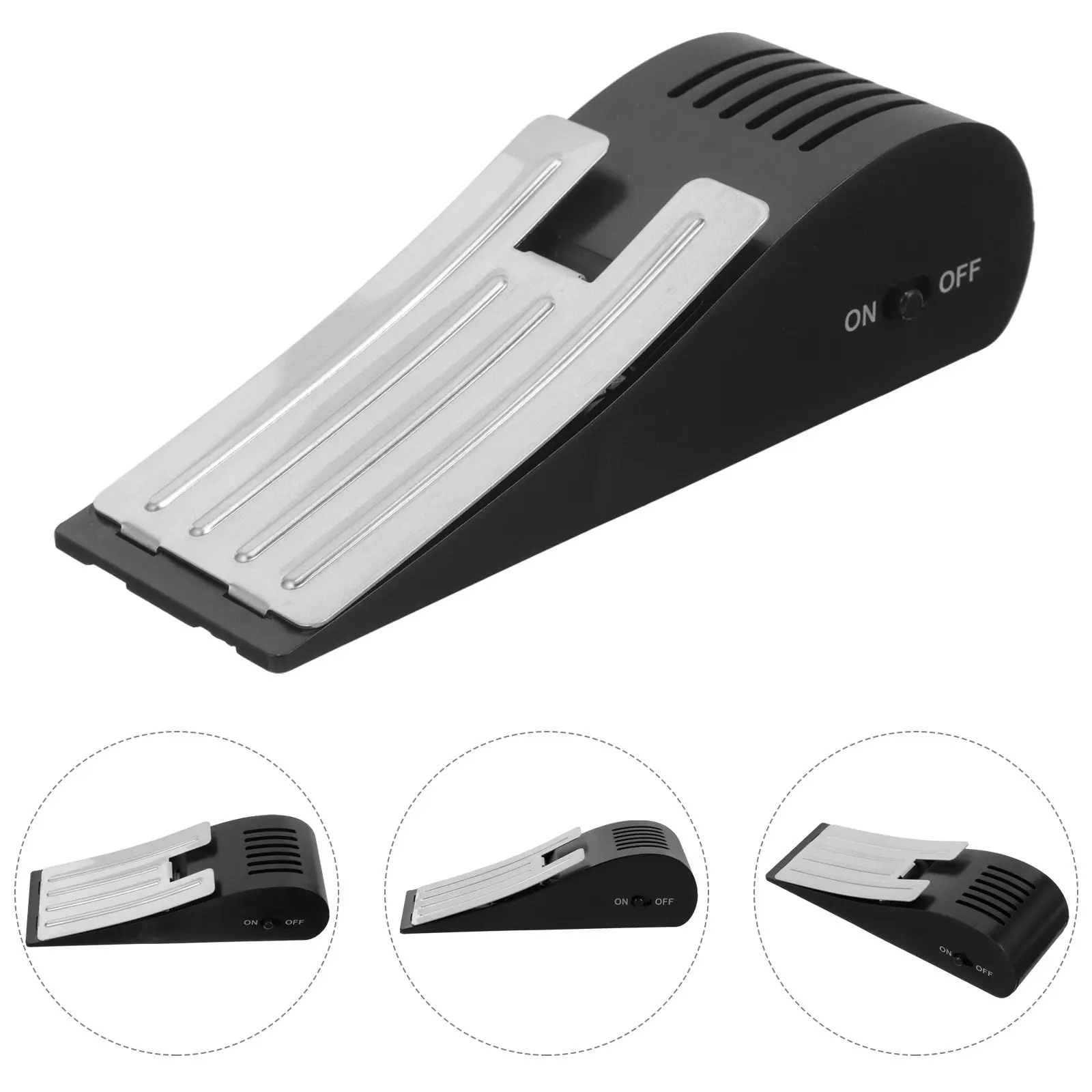 

Door Stop Alarm Sturdy Door Stopper Wedge Anti Slide Security Stopper for Home Travel Apartment Safety Doorstops Wedge