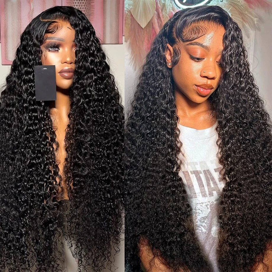 13x4 Deep Wave Frontal Wig 13x6 Hd Lace Wigs 40 Inch Curly Wigs 4x4 360 Lace Front Human Hair Wig Remy Glueless Wigs For Women