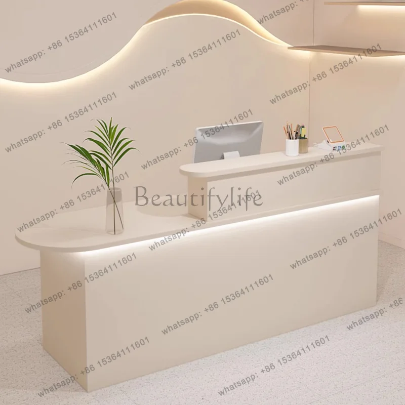 PG Simple Modern Reception Desks Minimalist Design Unique Small Reception Desks Best Corner Mostrador De Tienda Trendy Furniture
