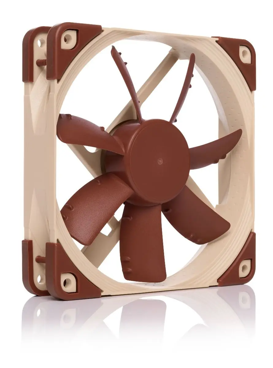 Noctua NF-S12A Intelligent Temperature Control CPU Fan 4pin PWM/3pin 120X120X25mm Low Noise Adapter AAO Acoustic Optimization,