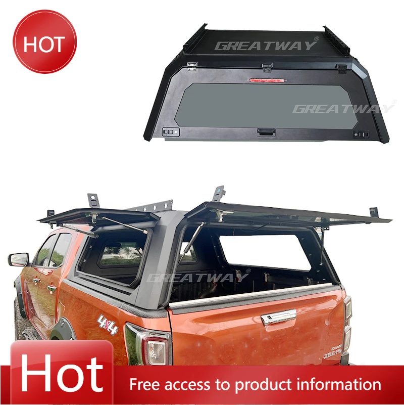 

Новое водонепроницаемое покрывало с замком, хвостовой ящик, навес для грузовика, пикап 4x4, имеет высокий складной чехол