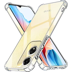 Luxury Clear Phone Case for Oppo A59 A79 A78 A58 4g A98 5g A38 A18 A97 A96 A95 A75 A55 A54 A53s A17 A17k A16 A93 A73 Back Cover