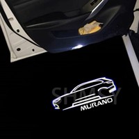 2X Car Door Welcome Lights Led Projector Courtesy Lamp For Nissan Murano Z50 Z51 2002 -2015 2010 2011 2012 2013 2014 Accessories