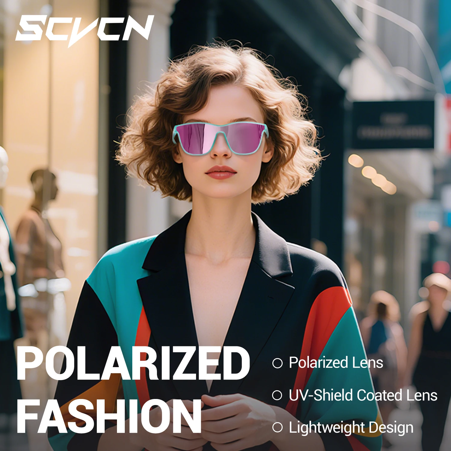 SCVCN جديد دراجة هوائية جبلية الرجال الدراجات نظارات في الهواء الطلق النظارات الشمسية المستقطبة تشغيل الطريق النساء الرياضة GlassesUV400 نظارات القيادة