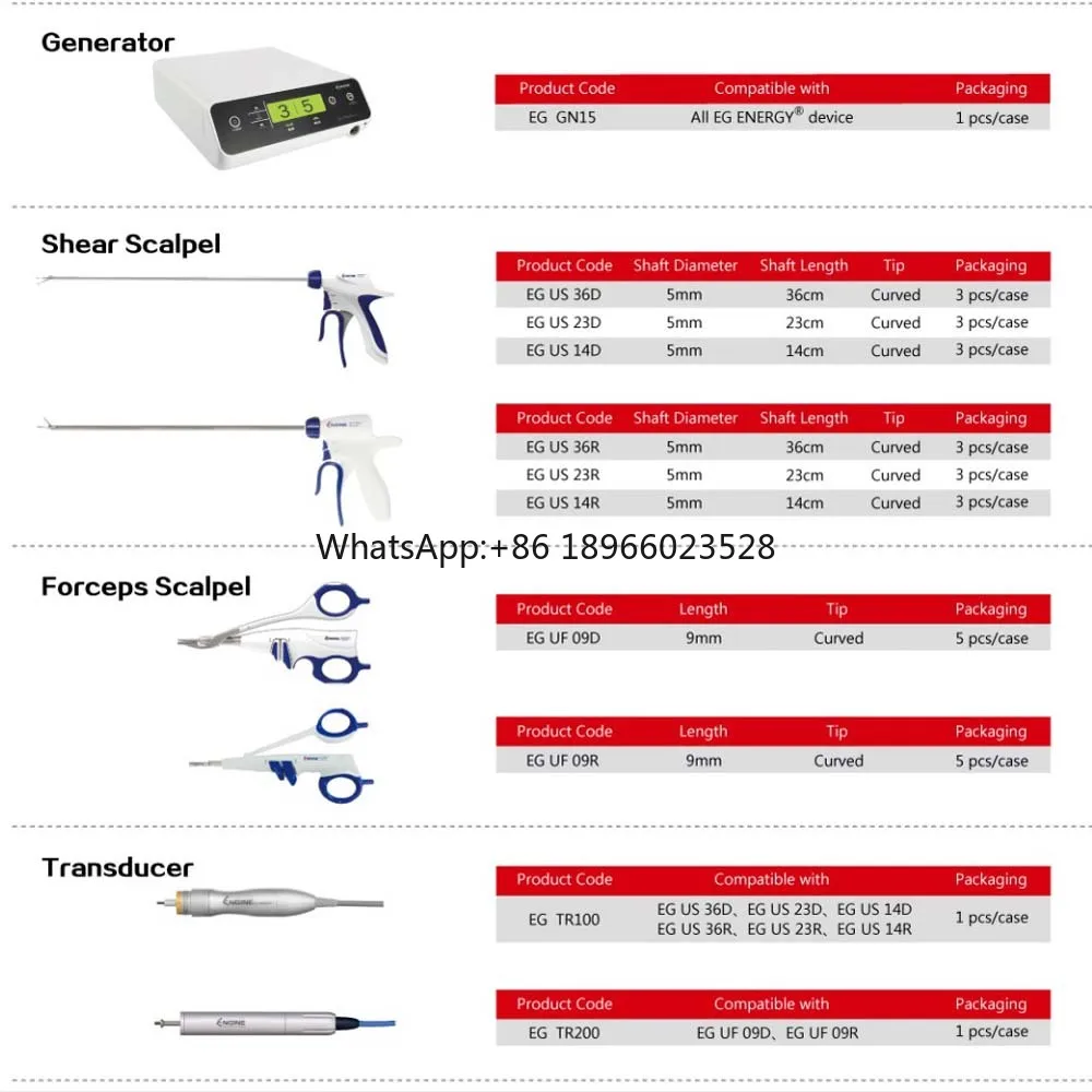 Factory Price Medical Ultrasonic Scalpel System Operation Ultrasonic Scalpel Ligasure Abdominal Surgery Equipment