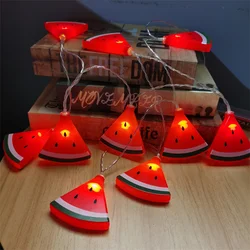 Party LED Rome Decoration Watermelon String Lights Indoor Party Atmosphere Christmas Battery USB Fairy Lights Curtains Wedding