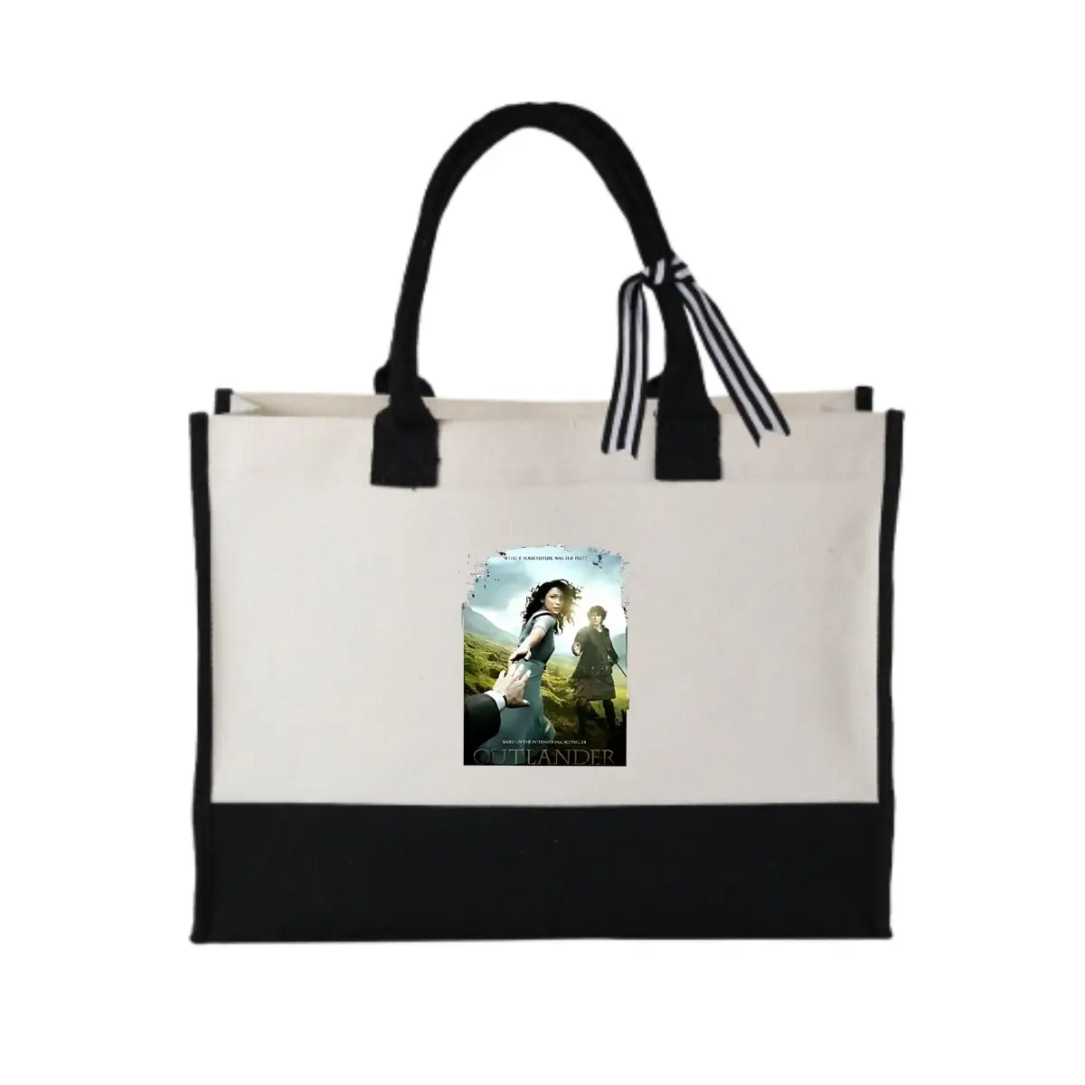 

Movie Scene Sparks Film Joy Minimalist Patchwork Canvas Shoulder Tote for Office Use