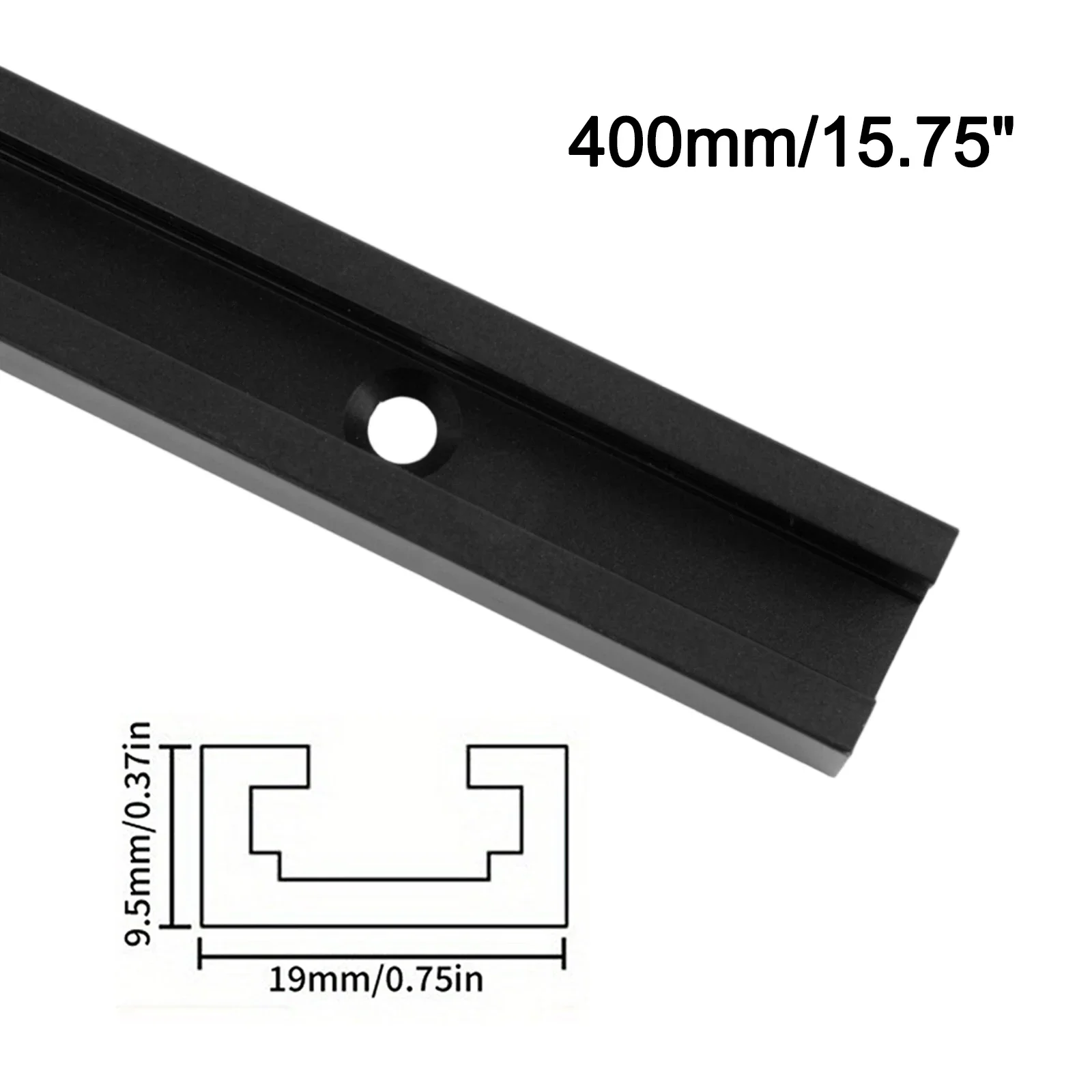 Quick Acting Clamp Aluminium T-Track Router Setup 300mm Length 400mm Length 500mm Length 600mm Length Aluminium Alloy Material