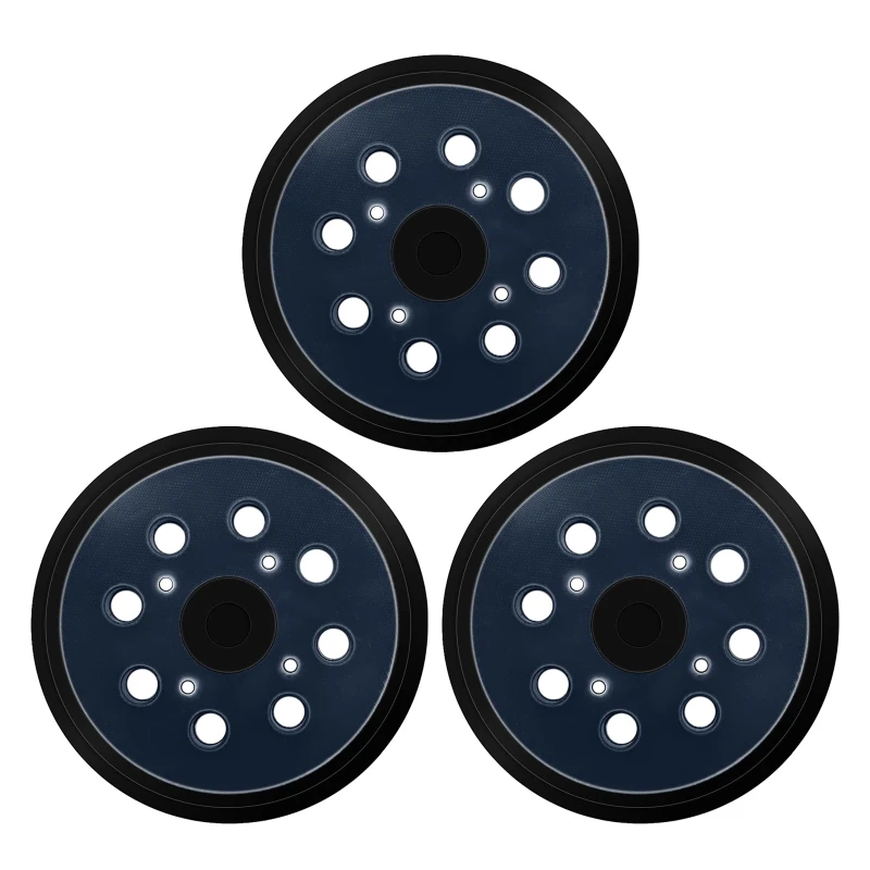 3x 5 дюймов 125 мм шлифовальная подушечка с зубцами, подходящая для полировки крючком-петлей BO5041 M9202B