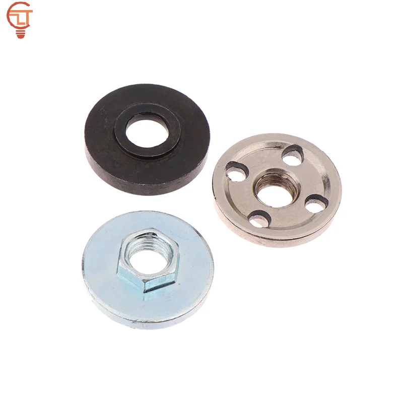 1PC Angle Grinder Pressure Plate Inner Outer Flange Nut Quick Release Locking Hexagon Nut Power Tools Accessories