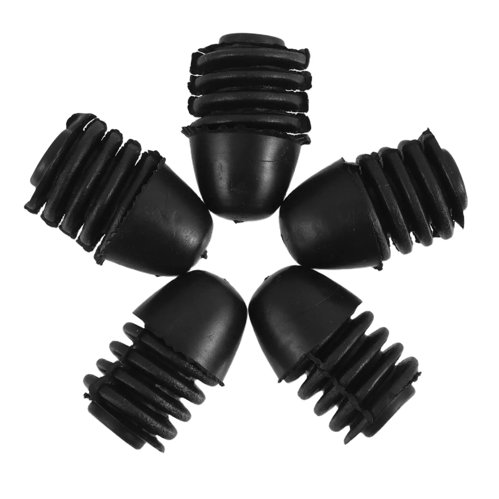 

5Pcs Engine Hood Rubber Cushion Bumpers Universal Fit Dashboard Clip Fasteners Anti Vibration Noise Reduction Bumper Fasteners