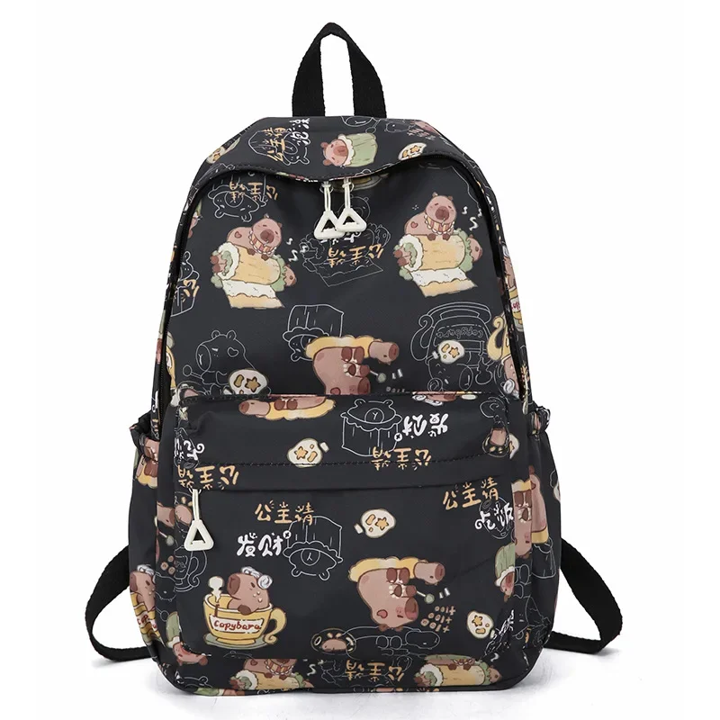 

Kawaii Cartoon Capybara Backpack Funny Large Capacity Capybara School Bag Student Laptop Bag School Backpack for College Student