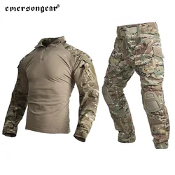 Emersongear Tactical G3 Combat Uniform Set 2019 Upgrade Version Men Suit Shirts Pants Tops Duty Cargo Trouser Outdoor Hunting MC