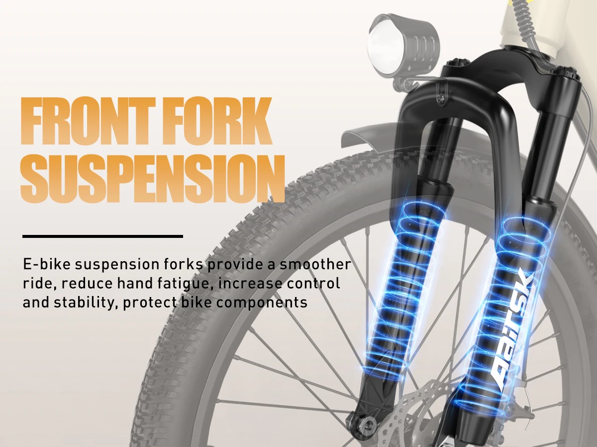 NFC Smart Unlock Erwachsenen-City-E-Bike 250W Bürstenloser Motor 36V13AH Batterie Vorderradaufhängung 24-Zoll-Reifen Max. 25km/h Urbanes Alltags-Elektrofahrrad – Detail 3