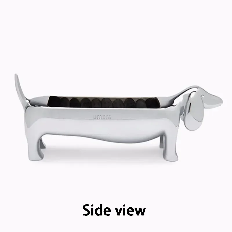 Creative Dachshund Ring Holder Cartoon Jewelry Organizer Rings Storage Display Stand Cute Small Rack Portable Jewelry Box Gifts