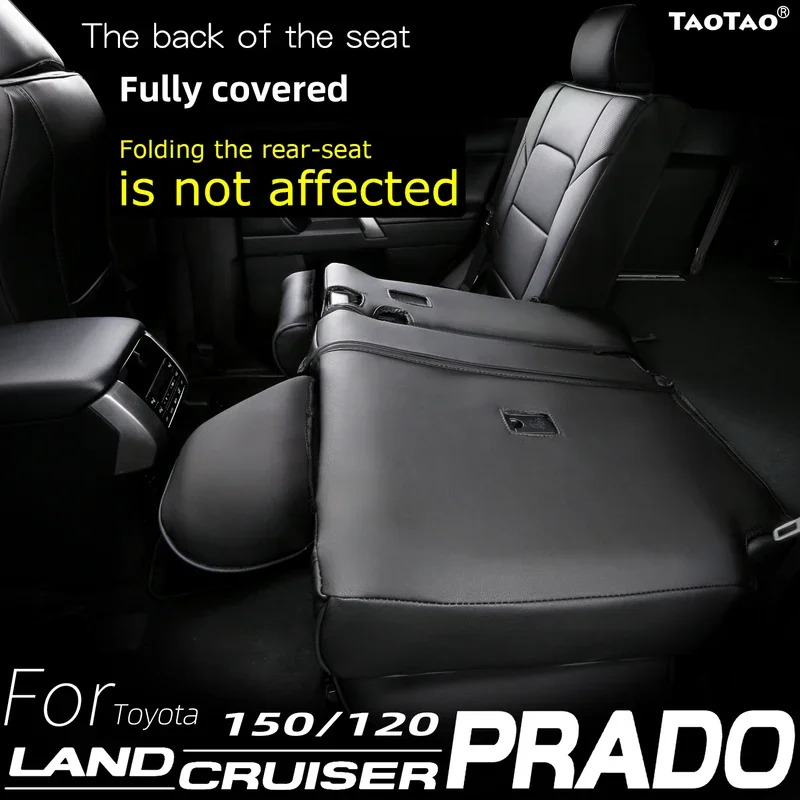 Custom Fit Land Cruiser Prado Car Seat Covers for Select Toyota Seat Cover 150 120 5 Seats Version  Full Set Leather