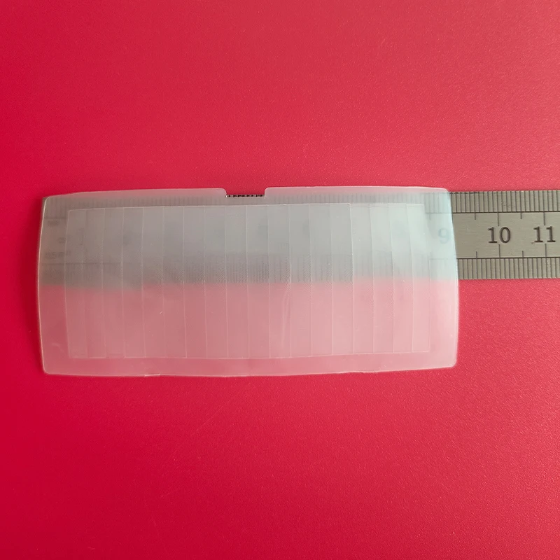 92X40mm Sensing Distance 12m Focal Length 25mm PIR HDPE Far Sensing Distance Optical Lens for Human Body Infrared Induction