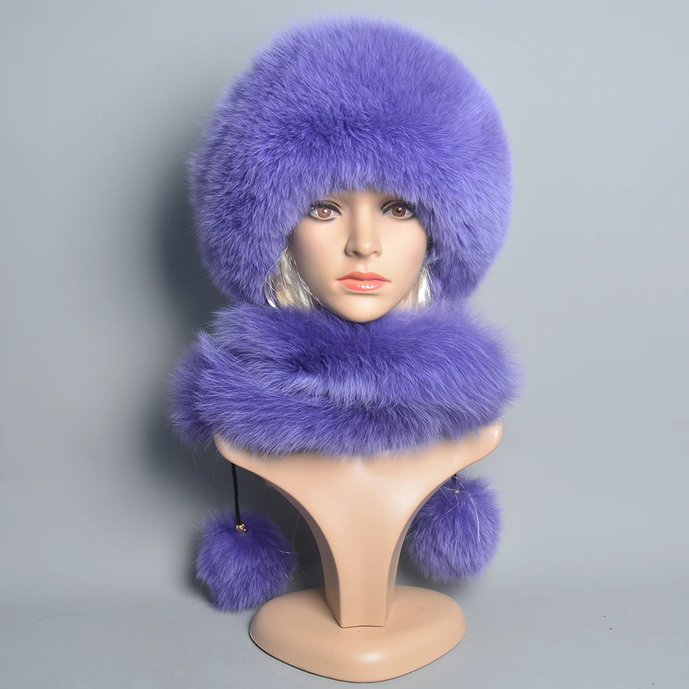 Real Fox Fur Hat Female Pompom Beanie Hat Natural Raccoon Fur Cap Rex Rabbit Fur Top Fall Beanies for Women Cap Winter Bonnets