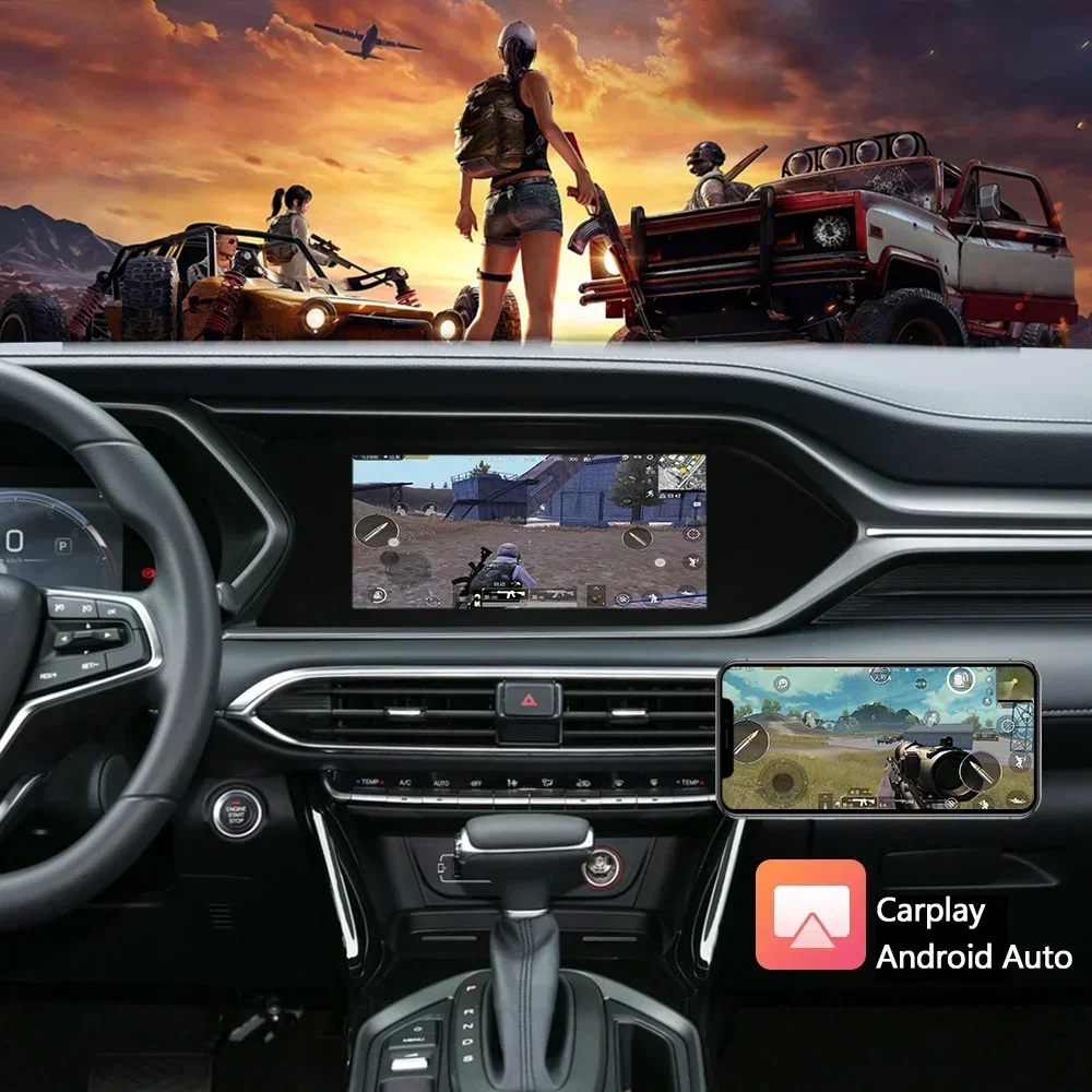 2025Roadjoy المحمولة أندرويد 13.0 Ai Box 4G + 64G نظام سيارة اللعب صندوق الوسائط الذكية اللاسلكية أندرويد السيارات Carplay Ai Box #4