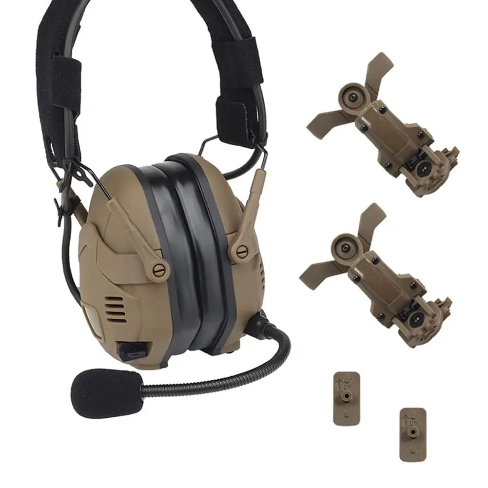 Tactical Bluetooth Headset, Noise Canceling Wireless Headset with Microphone, rechargeable and connected to your mobile phone