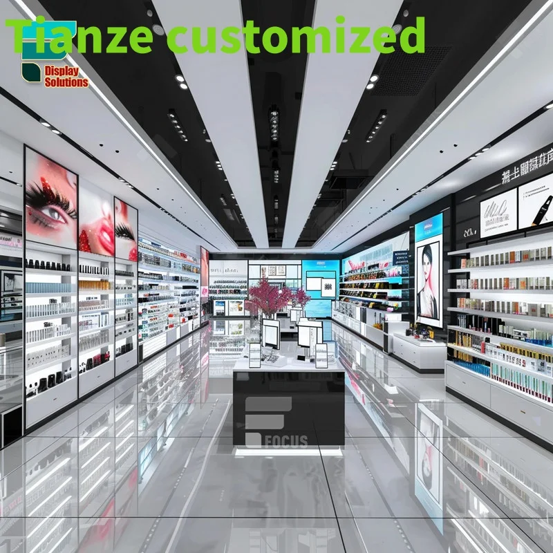 

Customized-Cosmetic Stand Display Perfume Bar Shop Display Wig Display Showcase Beauty Cosmetics Shop Fitting