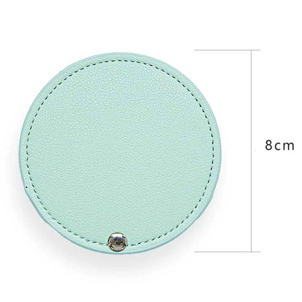 

Mini INS PU Leather Ultra-thin Gift for her Personalized Travel Accessories Compact Pocket Mirror Makeup Mirror Cosmetic Mirror