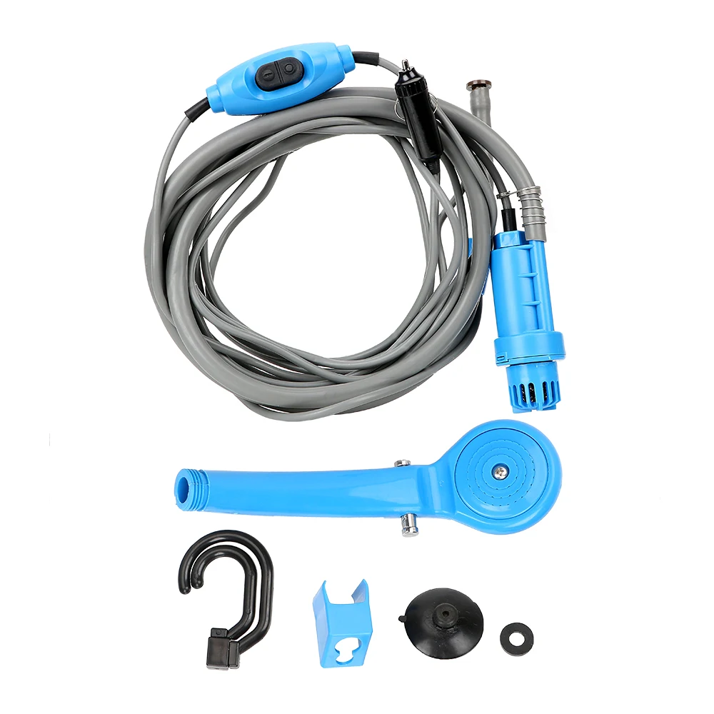 Bulevisiter Douche De Camping Électrique Portable 12V - Pompe Pulvérisation Eau Voiture & Plein Air