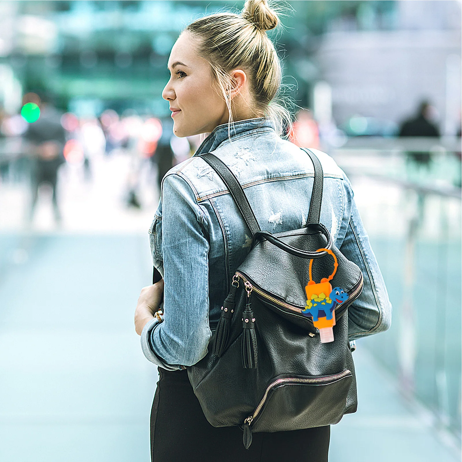 

6pcs Silicone Cover With Bottle For Kids Cartoon Travel Bottles Leak Proof Liquid Containers Shampoo Lotion Hand