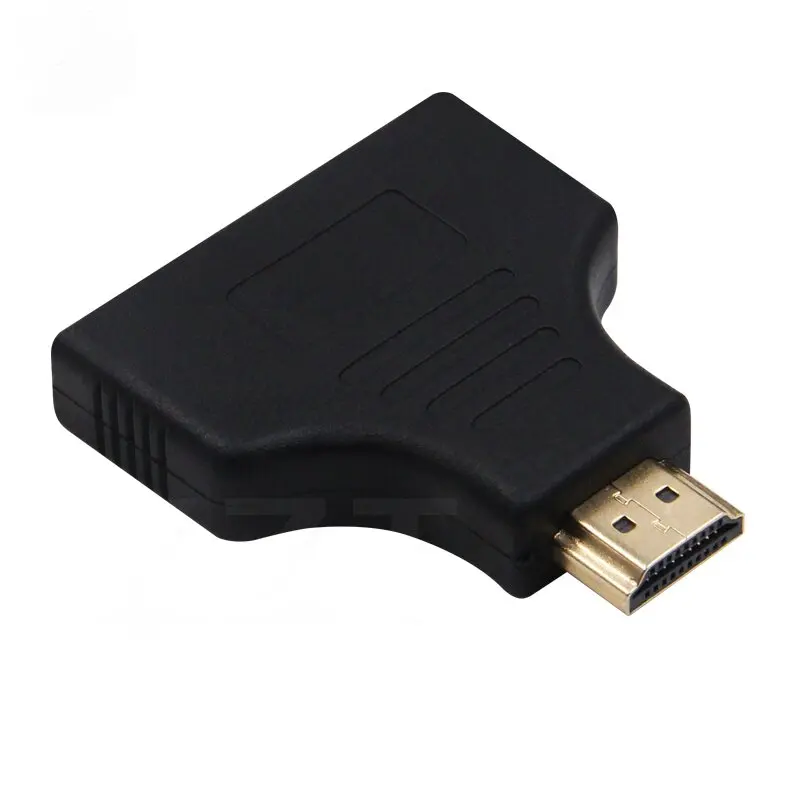 High Quality 1080P 1.4 HDMI-compatible Port Male To 2 Female 1 In 2 Cable Switch Out Splitter Adapter Converter For HD TV Tablet