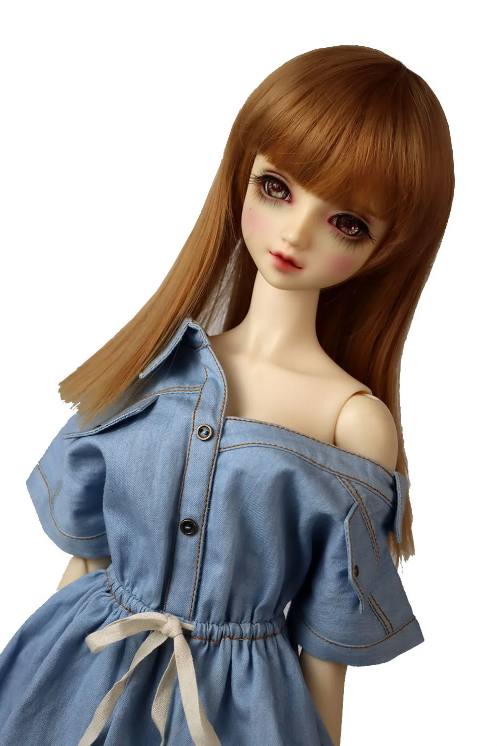 Passend für 58-60cm 1/3 BJD Puppenkleidung DD SD Joint Smart Doll Mode Jeansrock Kleid