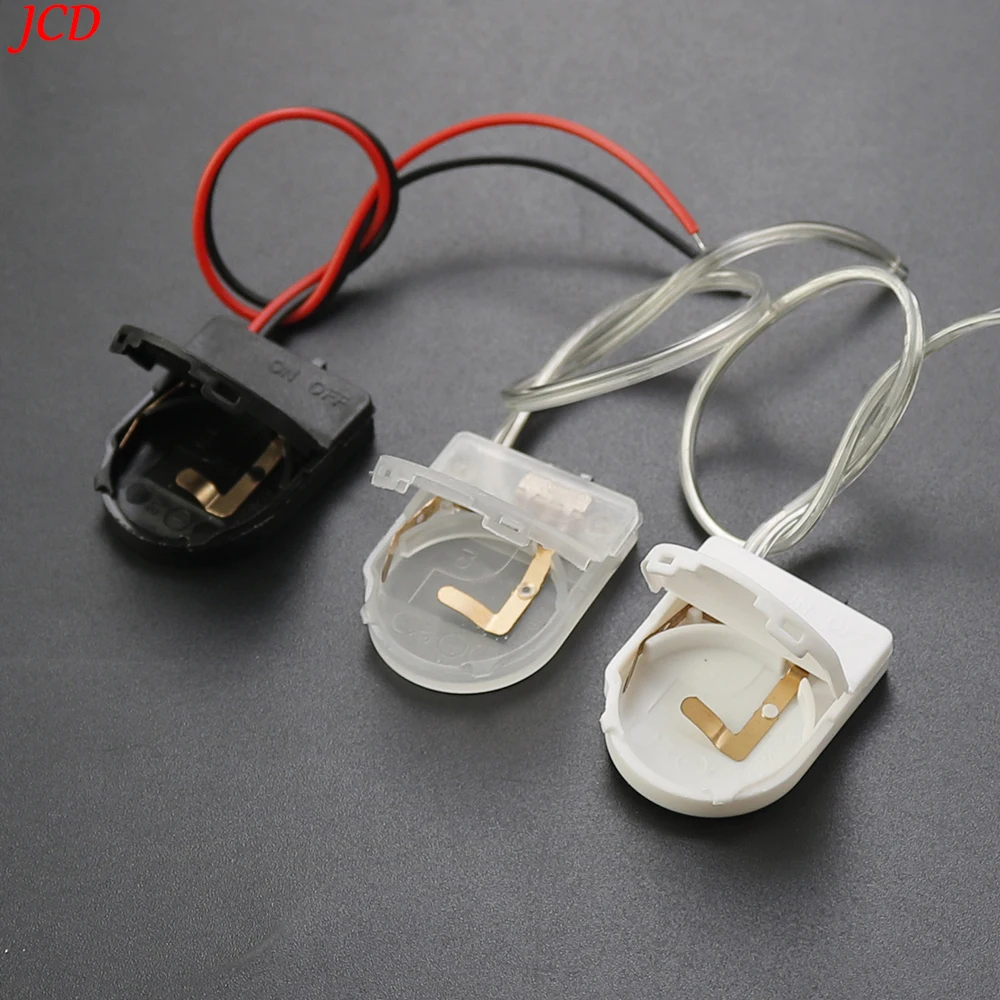 

Hot Sell 1PCS CR2032 Button Coin Cell Battery Socket Holder Case Cover With ON-OFF Switch 3V battery Storage Box