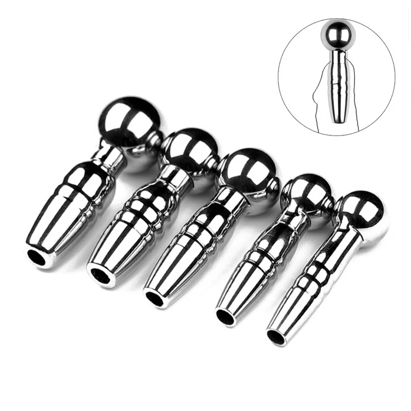 Stainless Steel Metal Penis Plug Catheters Urethral Dilatation Penis Stimulation Horse Eye Stick BDSM Sex Toys Butt Plug