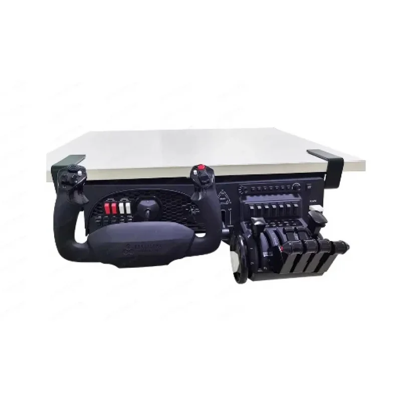 Multifunctional Desk Mount Throttle Quadrant Flight Simulator Joystick With Honeycomb Design