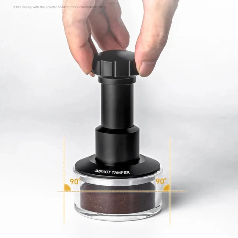 51/53/58.35MM Stainless Steel Coffee Impact Tamper 25-35 Pounds Pressure Four Spring Adjustable Elastic Tamper Barista Tool - Image 4