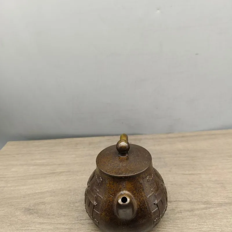 Pure copper fish leaping over the dragon gate teapot, copper pot, tea ceremony tea table, copper ornaments