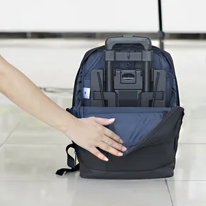 2 ROUNDS FOLDING HAND TRUCK Small Black Light portable cart telescopic dolly backpack baggage travel in motion shopping Main Main Sales Travel Trailer - №4