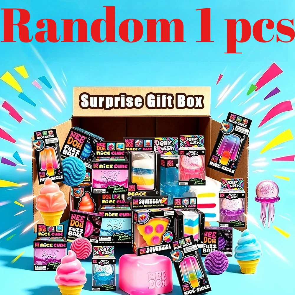 2026 NEEDOH Quetschspielzeug Squishy Blind Box Multi Slow-Rising Squishy ADHS Stressabbau Fingerspielzeug Mystery Box Geschenk