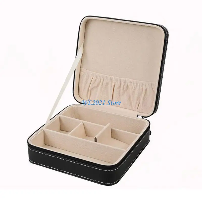 G5GC черная клетчатая коробка для очков из искусственной кожи, многофункциональные футляры для хранения очков, дорожная сумка на