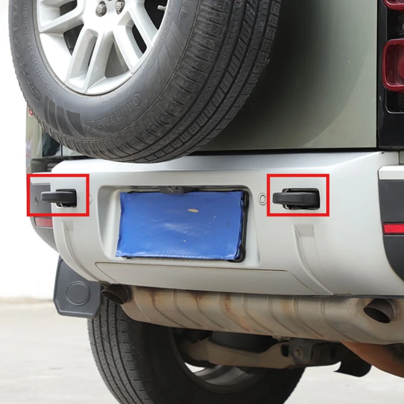 

For Land Rover Defender 110 2020-2025 TPE Car Iron Tow Hook Rescue Rear Trailer Hook Protective Decorative Accessories