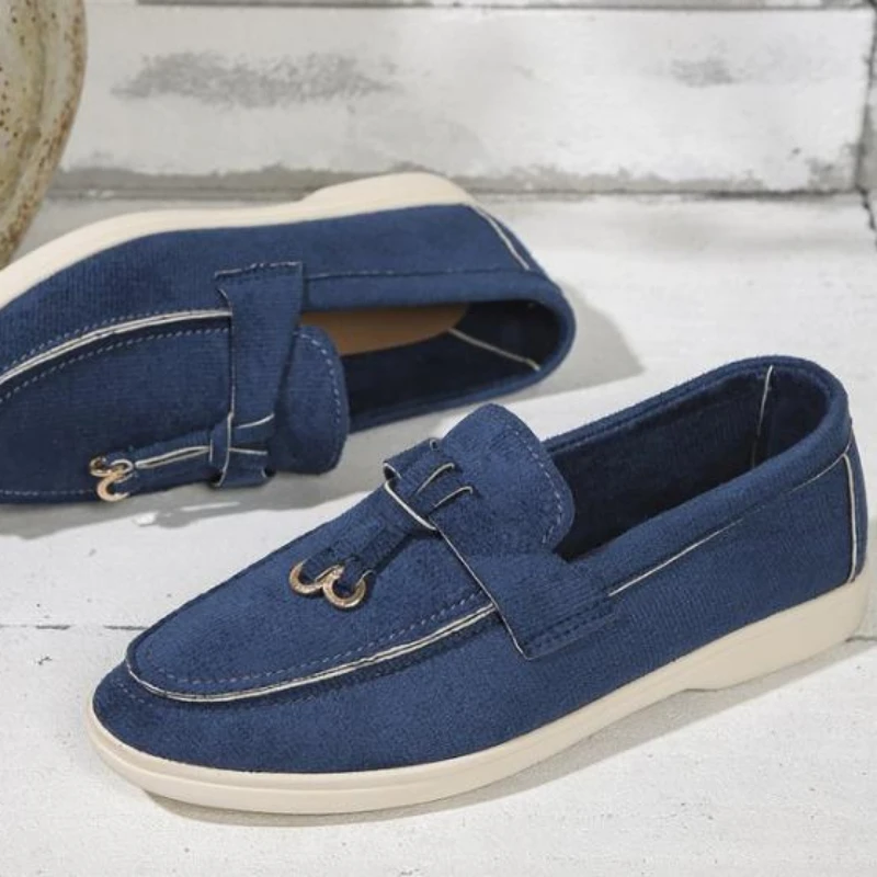 New Women Loafers Slip on Ladies Spring Autumn Casual Flat Shoes Pu Leather Single Shoes