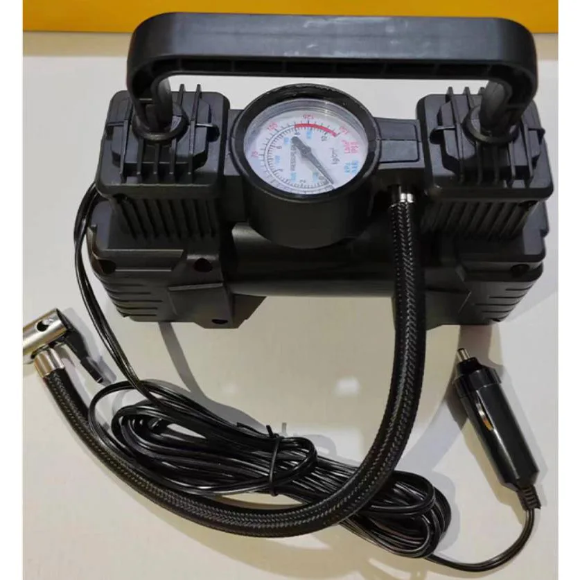 Heavy-Duty Portable High-Performance Car Tire Inflator, Electric Pump, Air Compressor, Tire Inflator – 12V