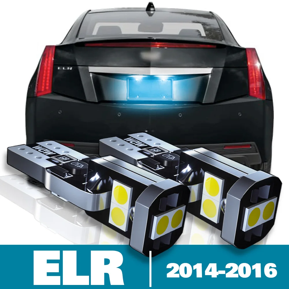 

2pcs LED License Plate Light For Cadillac ELR Accessories 2014 2015 2016