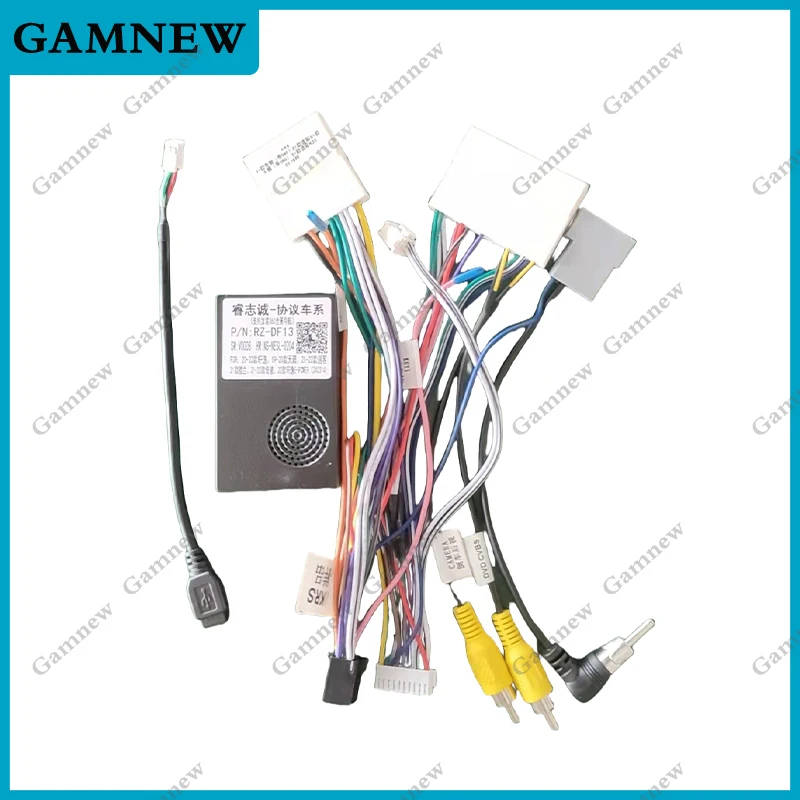 Car 16pin Wiring Harness Adapter Canbus Box Android Radio Power Cable For Nissan X-Trail Xtrail Qashqai Teana 2021