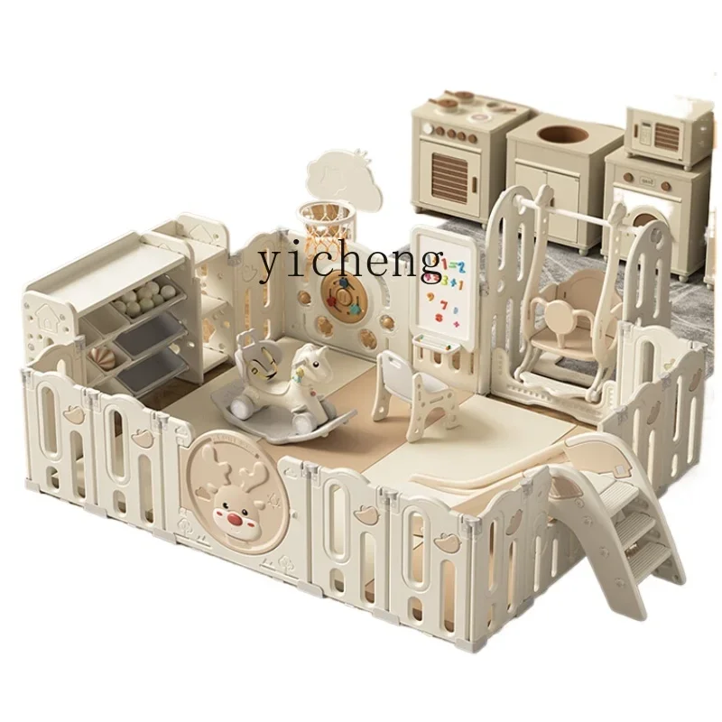 

Tqh детский домашний коврик для ползания, защитная решетка для малышей, защитный забор для малышей, рай