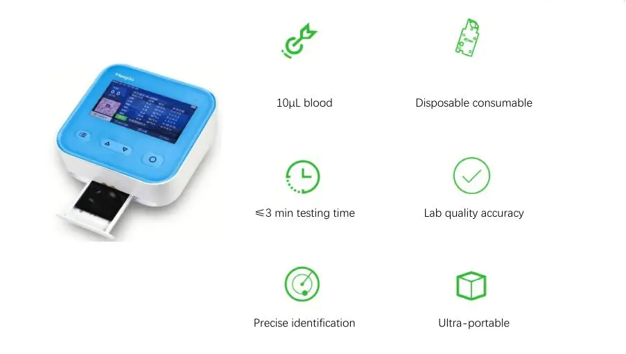 Pet Hospital Laboratory Testing Equipment Portable Automatic Veterinary Leukocyte Analyzer Price