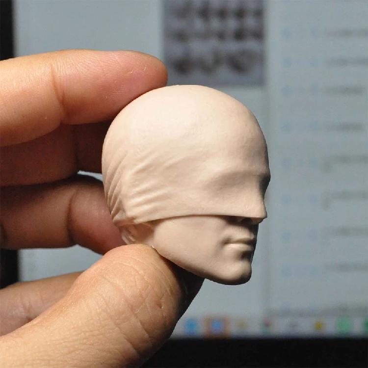 1/6 Die Cast Resin Picture Model Assembly Kit Daredevil Head Carving (55mm) Unpainted Free Shipping