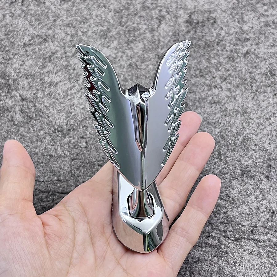 

Chrome Universal Eagle Wing Car Styling Front Bonnet Stand Hood Badge Decals 3D Scooter Motorcycle Mud Guard Ornament Stickers