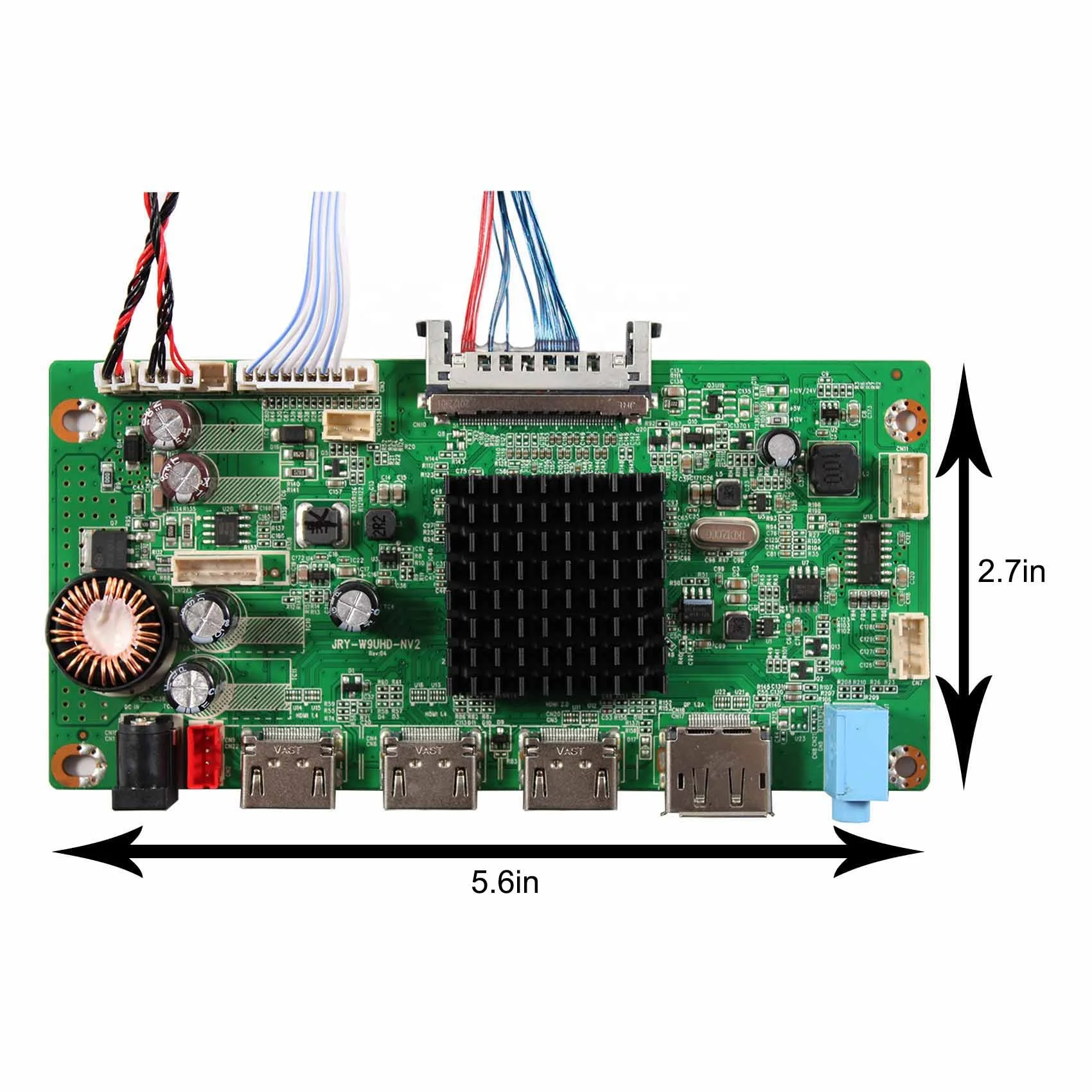 4K 2K QHD 144HZ LCD Main H dmi DP Driver Controller Board for LVDS TFT 23.8inch 3840x2160 Lcd Monitor Control Board 2k