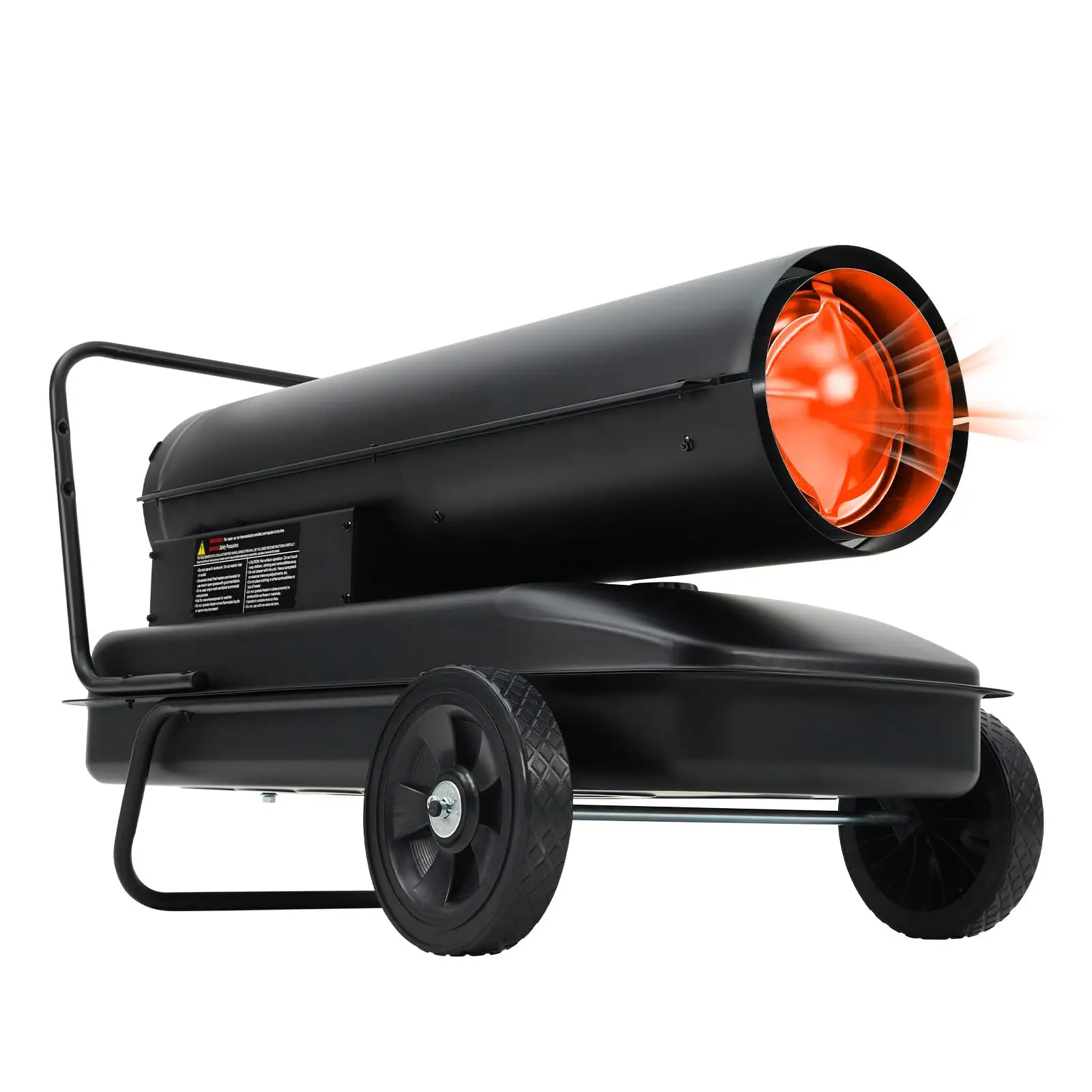 175000 BTU Diesel Forced Air Heater With Thermostat, 13.5 Gal Portable Fan Heater For Warehouse Garage Barn Construction